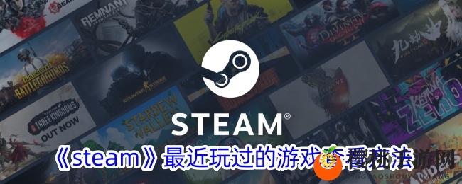 《steam》最近玩过的游戏查看方法