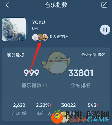 《QQ音乐》音乐指数查看方法